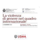 La violenza di genere nel quadro internazionale - Seminario | 24 novembre 2022