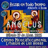 ANGELUS DE HOY SABADO SANTO 19 DE ABRIL 2025, 🙏ORACION A NUESTRA MADRE 🌹LA VIRGEN MARIA 🙏.
