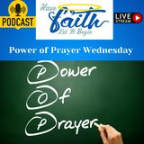 Power Of Prayer Wednesday