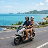 Why Honda PCX 150 is best two person scooter on Samui?