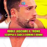 Uomini e Donne: Flavio pronto a mollare il trono, la sua reazione spiazza lo studio