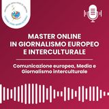 Master Comunicazione Europea, Media e Giornalismo Interculturale - Webinar 2025