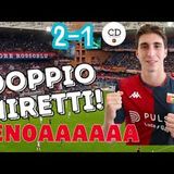 DOPPIO MIRETTI: il GENOA batte il LECCE e mette in cassaforte la SALVEZZA. RUSLAN due assist da campione!