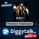 Die drei ??? Filmpremiere Toteninsel mit Jannik Schümann, Andreas Pietschmann & Tim Dünnschede | Diggytalk #122