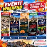Eventi weekend sulla Murgia Barese e Materana - 31.10 - 01.11
