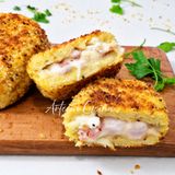 Cannoli di patate con pancetta e provola