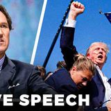 Tucker Responds to Trump Assassination Attempt and JD Vance for VP _ Milwaukee_ WI Speech