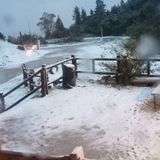 La burrasca archivia l’estate. E al rifugio Rumor arriva la neve