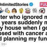 My sister ignored me for 15 years_ then moved in after my diagnosis to plan my funeral.