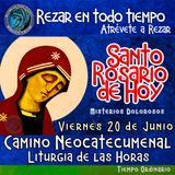 🟢 Santo Rosario de hoy VIERNES 20 DE JUNIO 2025 🌹 MISTERIOS DOLOROSOS. 
