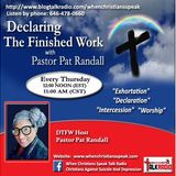 ELEVATION IN LOVE PART 1 - Declaring the Finished Work REPLAY with Pastor Pat
