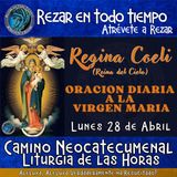 Regina Coeli de hoy LUNES 28 de Abril 2025 - Felicitamos a la virgen por la Resurrección - Reina del Cielo