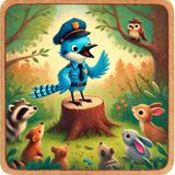 12 - Policeman Bluejay by L  Frank Baum