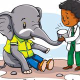 Ella o elefante e o carrinho | Histórias Engraçadas