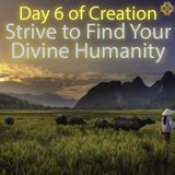 Day 6 of Creation: Strive to Find Your Divine Humanity
