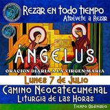 ANGELUS DEL DIA DE HOY LUNES 7 DE JULIO 2025, 🙏ORACION A NUESTRA MADRE 🌹LA VIRGEN MARIA 🙏.