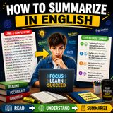 How to Summarize in English: Aprende a Resumir Textos Fácilmente | English Skills