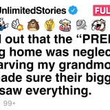 The _premium_ nursing home starved my grandma_ so I let their top donor see it
