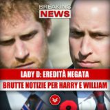 Eredità negata: Novità Shock Sull’Eredità di Lady Diana per William e Harry!