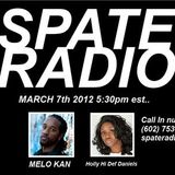 Spate Radio with special guest Melo Kan