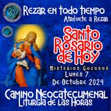 SANTO ROSARIO DE HOY, LUNES 7 DE OCTUBRE DEL 2024🌹MISTERIOS GOZOSOS. Rosario a la Virgen María.