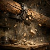 Iron trap snaps shut