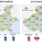 Previsioni 11-13 luglio, si allontana la bassa pressione ma il tempo rimane variabile