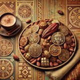 Você sabia que, na antiga Mesoamérica, civilizações como os maias e astecas usavam grãos de cacau como moeda?