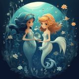 Goldfin and Silvertail | Stories About Mermaids