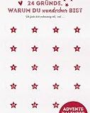 Featured Edition Livre Audio 24 Gründe, warum du wunderbar bist - Adventskalender zum Eintragen und Verschenken: Der individualisierbare Adv