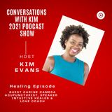 Welcome to Episode #33 Inspired Conversations with Kim Evans & Guest, Carin Camera, Acupuncturist
