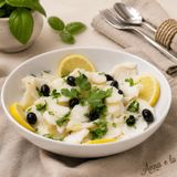 Insalata di stoccafisso o baccalà con olive