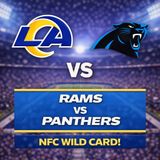 NFC Wildcard Rams vs Panthers: Preview and Prediction