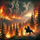 26 - Flaming Forest by James Oliver Curwood
