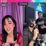 🔥 إيناس في لايف مع موزو ونزار 🎙️❤️ وسوء فهم مفاجئ في الاستوديو 😱😂