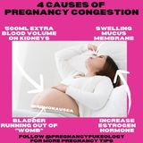 What causes pregnancy congestion?
