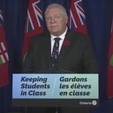 Doug Ford Discussing Union Talk Over Educational Workers