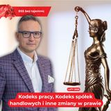 Kodeks pracy, Kodeks spółek handlowych i inne zmiany w prawie