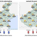 Nuovo stato di attenzione meteo da Arpav e Regione: “allertate” le aree prealpine