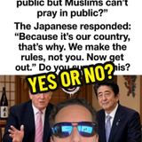 Support Japans Savage Response to Muslims Question YES or NO? #fyp #viral #trending #foryoupage