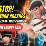 STOP Afternoon Crashes: Simple NAD+ + SS-31 + MOTS-c Protocol (Fix Low Energy Fast)