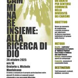 Camminare insieme: alla ricerca di Dio