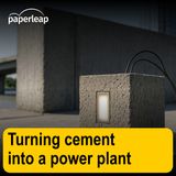 Turning cement into a power plant