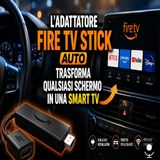 Adattatore Fire TV Stick auto, CarPlay wireless in offerta su Amazon