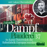 37-FTB Lukas Oberndorfer meint, Österreich kann Europas Bahnen den Takt vorgeben