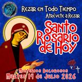  🔴 Rosario de hoy Martes 14 de Julio 2026 🌹 MISTERIOS DOLOROSOS. Santorosariodeldía