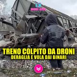 Treno Colpito da Droni: Deraglia e Vola Dai Binari!