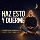 PARA DORMIR y RECUPERAR tu CUERPO con Afirmaciones Reales 💙 (SONIDO DE LLUVIA y Música para dormir)