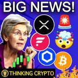 BIG CRYPTO NEWS! FLARE FXRP LIVE! ELIZABETH WARREN ATTACKS & CRYPTO TAXES HEARING!