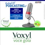 Voxyl Voce Gola al "FESTIVAL DEL PODCASTING 2022"